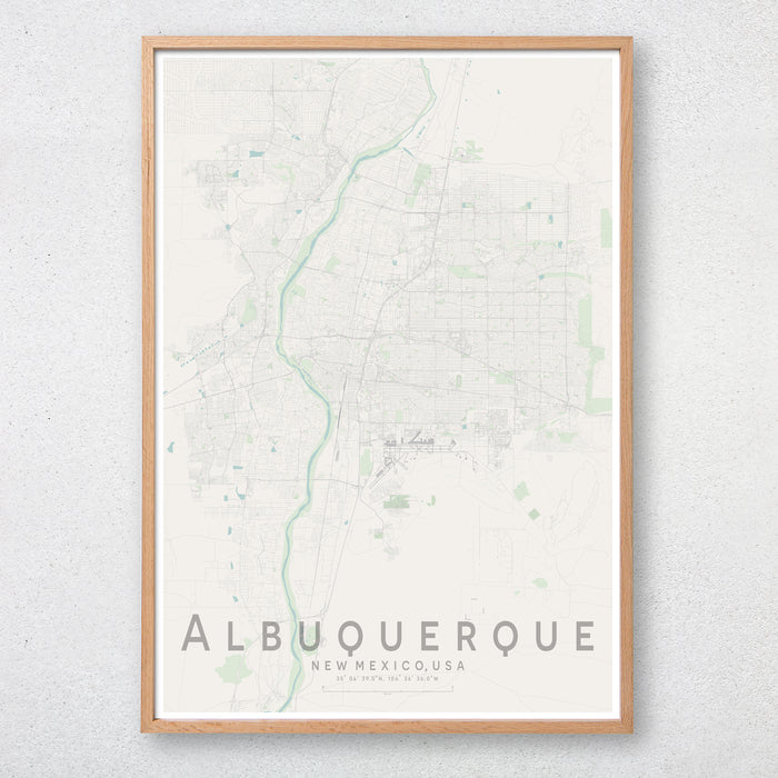 Albuquerque Map Print