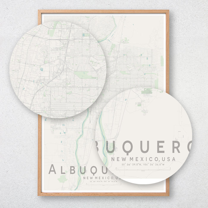 Albuquerque Map Print
