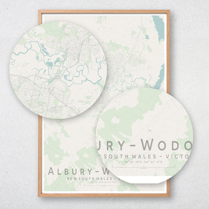 Albury-Wodong Map Print