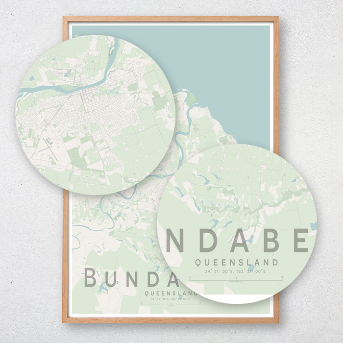 Bundaberg Map Print