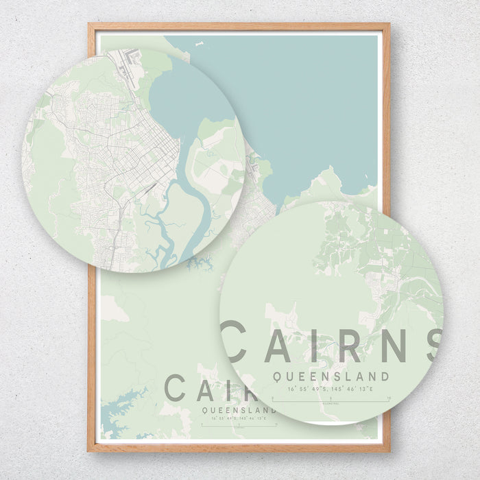 Cairns Map Print– Little Printery