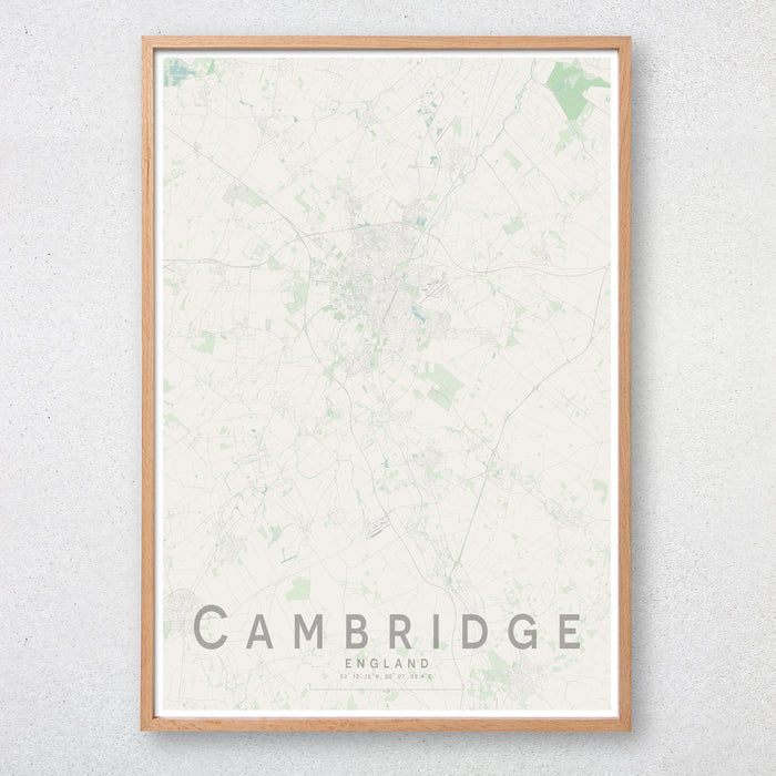 Cambridge Map Print