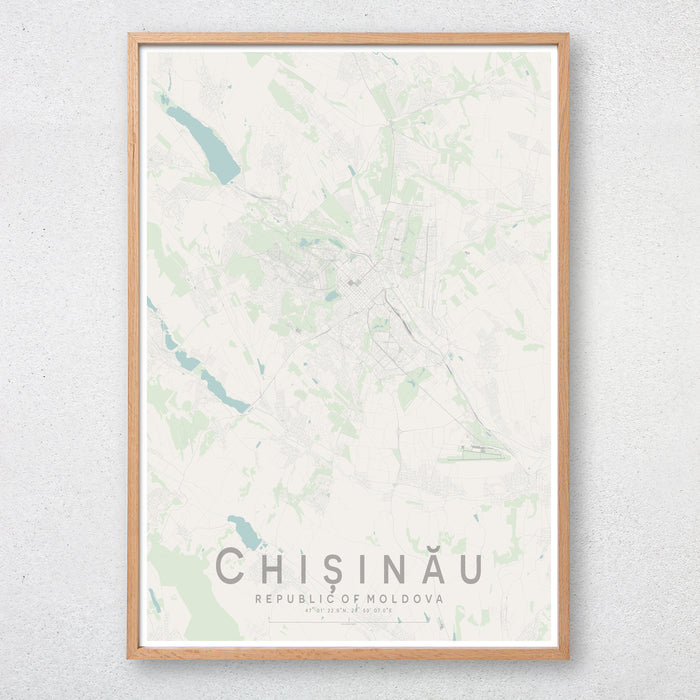 Chisinau Map Print