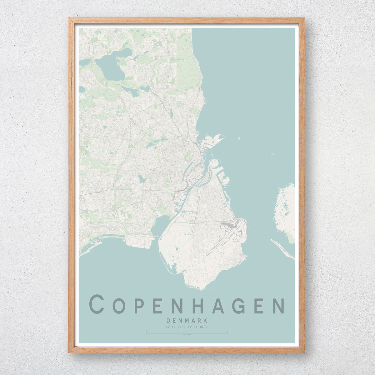 Copenhagen Map Print– Little Printery