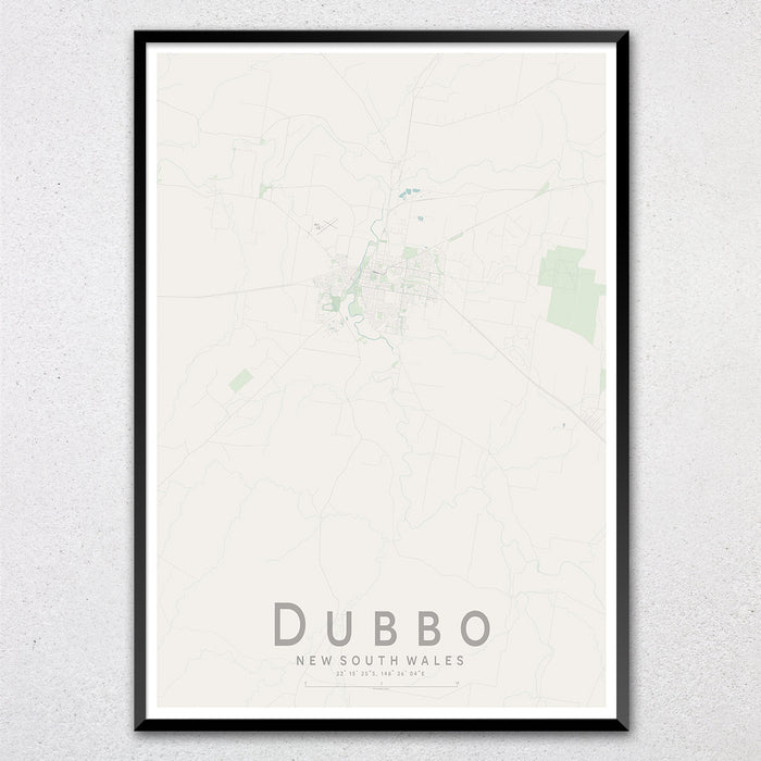 Dubbo Map Print