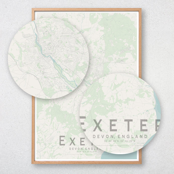 Exeter Map Print