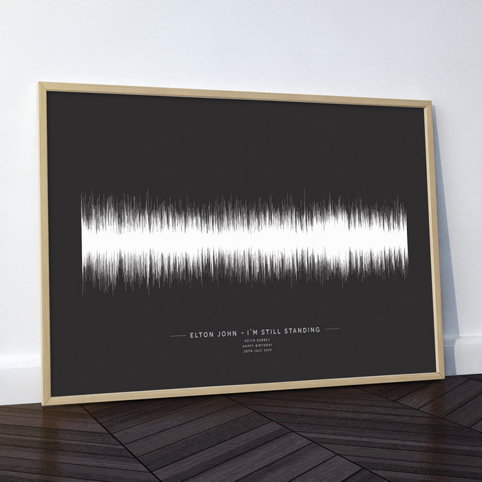 Custom Soundwave Print