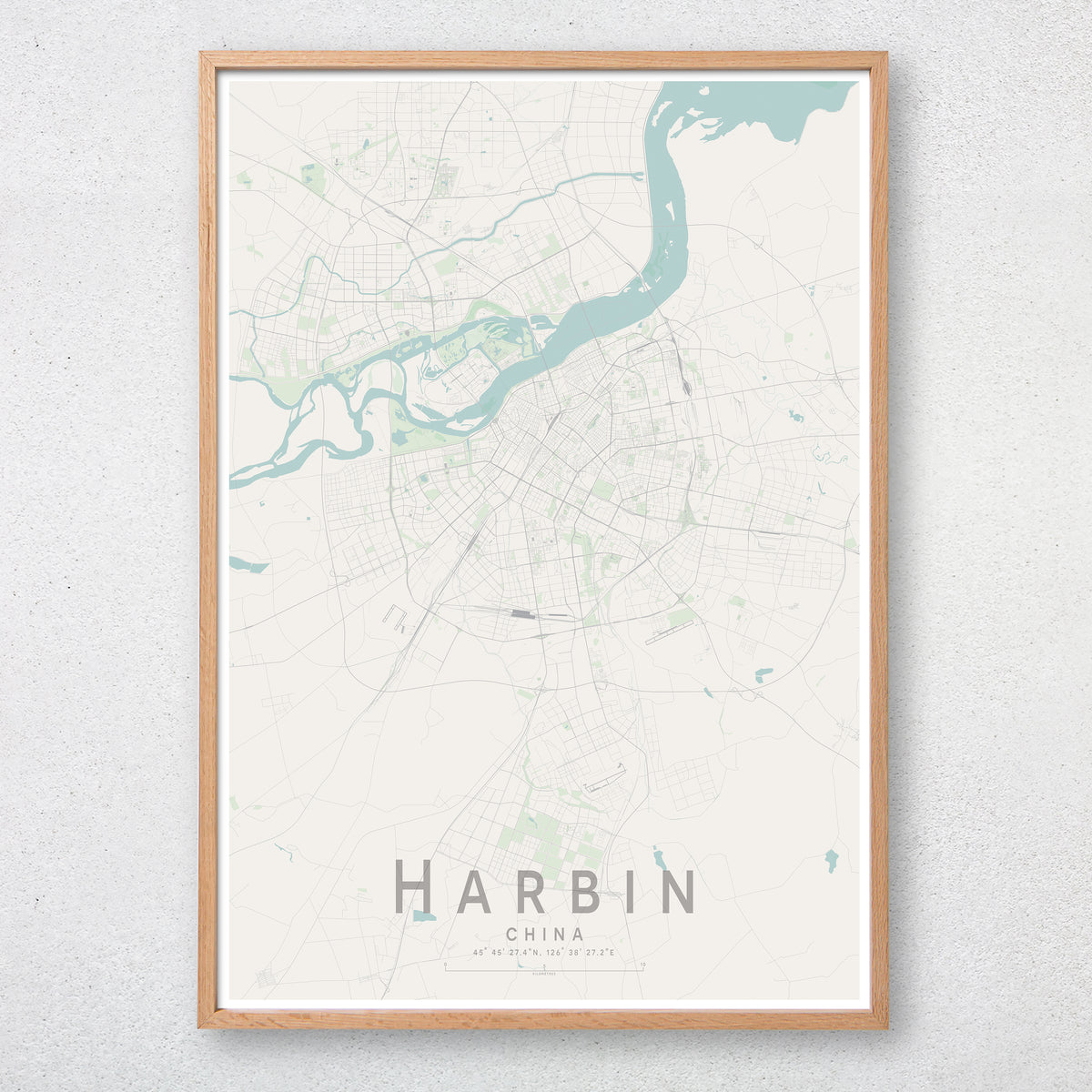 Harbin Map Print– Little Printery