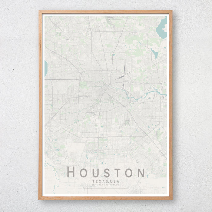 Map Of Streets In Houston To Print Houston Neighborhood Map | Houston
