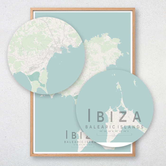 Ibiza Map Print