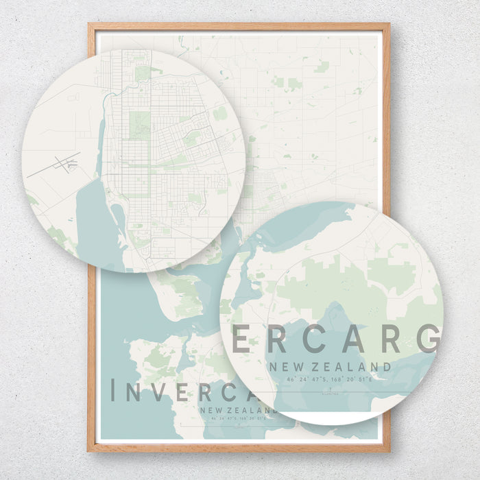 Invercargill Map Print