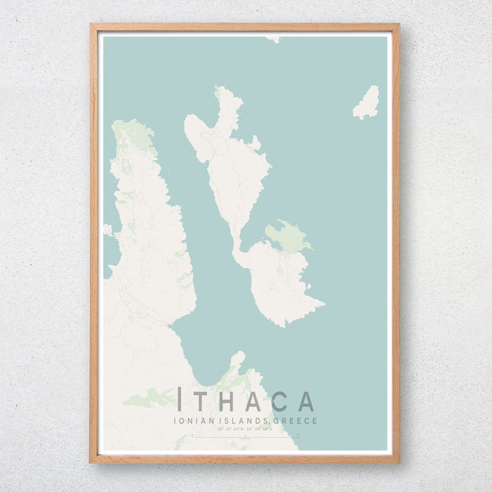 Ithaca Map Print