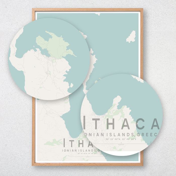 Ithaca Map Print