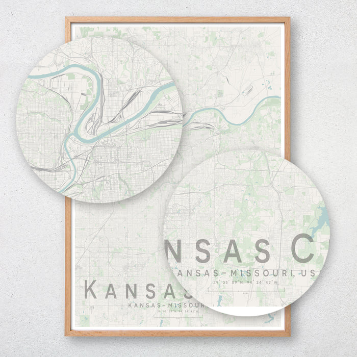 Kansas City Map Print