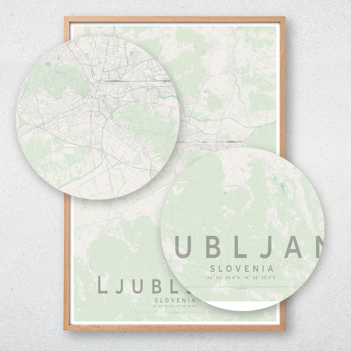 Ljubljana Map Print