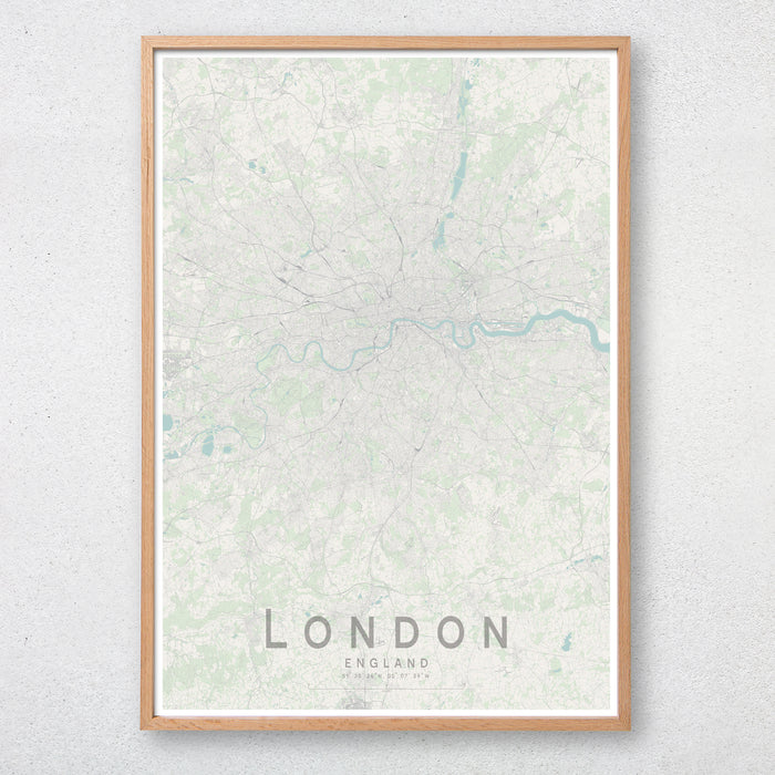 London Map Print Little Printery