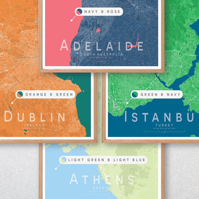 Amorgos Map Print