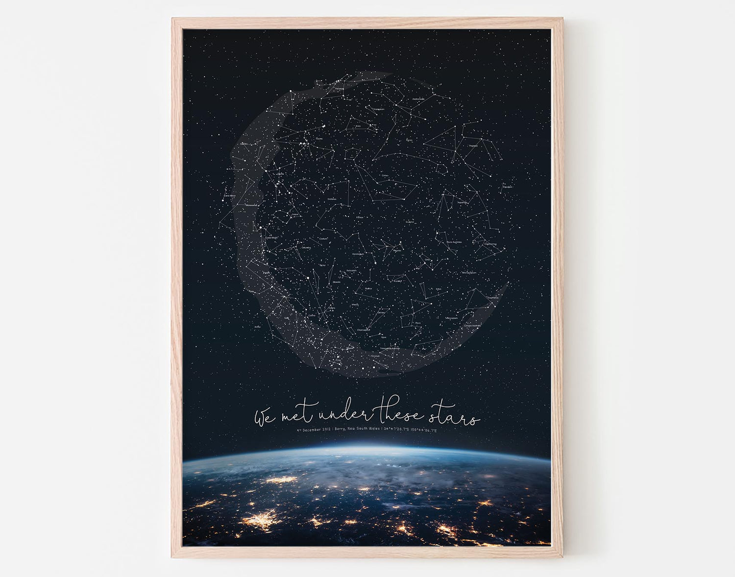 How to order your Custom Star Map Print
